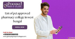 list of PCI approved pharmacy colleges in West Bengal