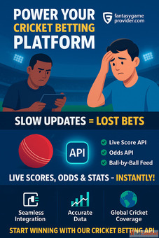 Powerful Live Cricket Odds API for Real-Time Betting Data Fantasygameprovider.com