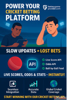 Powerful Live Cricket Odds API for Real-Time Betting Data Fa...
