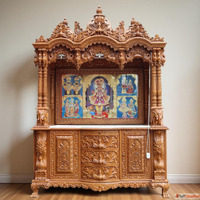 Wooden Big Size Pooja Mandir For Home