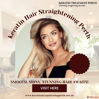 Keratin hair straightening treatment