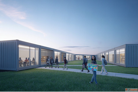 Container School - A Sustainable and Flexible Solution for Modern Education