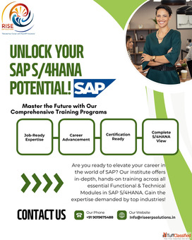 Master SAP S4HANA with the Best SAP Training Institute in Bangalore