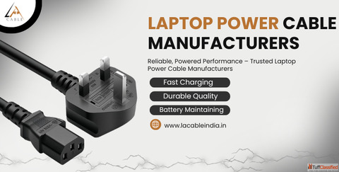 Laptop Power Cable Manufacturers in India