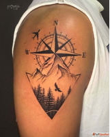 Compass Tattoo Adventure Freedom Tattoo Art Tattoo Studio in...