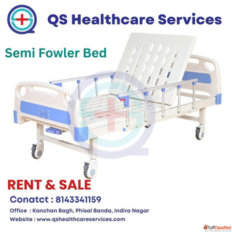 Semi Fowler Bed on Rent in Hyderabad - Affordable and Reliable Medical Equipment from QS Healthcare 