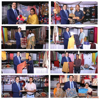 Handicraft Mela Inaugurated at 11th Global Literary Festival Noida 2025 Promoting "Vocal For Lo