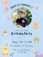 Birthday Invitation Video - Custom Designs MANAV INVITES