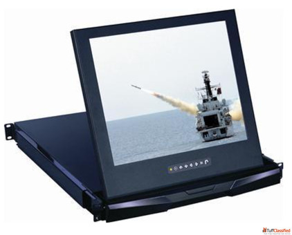 Compact and Powerful Monitor with DVI Input for Space-Saving Desktops and KVM Switches