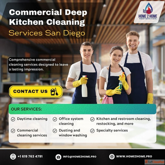 Commercial Deep Kitchen Cleaning Services San Diego