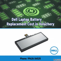 Dell Laptop Battery Replacement Cost in Velachery