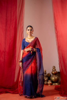 RANGOLI SAREE WITH UNSTITCHED BLOUSE PIECES