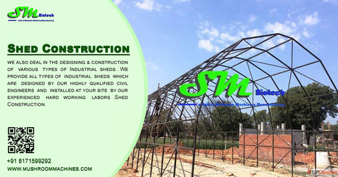 Premium Shed Construction for Mushroom Farming - MushroomMachines