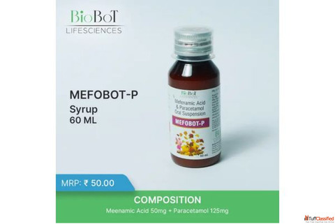 Mefobot-P Syrup - Reliable Pain Relief Medicine from Biobot Lifesciences