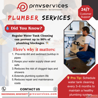 Plumber Services in Malkajgiri Hyderabad PRNV Services