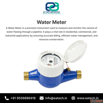 "Digital Water Meter in India Smart and Accurate Water Monitoring Solutions by Eatech"