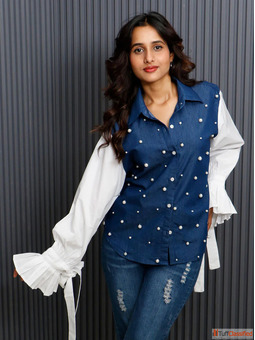 VAIDAAN Polka Dot Shirt - Timeless Style with a Modern Twist