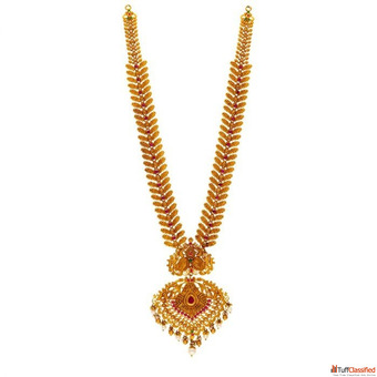 Latest 40 Gram Gold Haram Models With Price CMR Jewellery