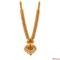 Latest 40 Gram Gold Haram Models With Price CMR Jewellery
