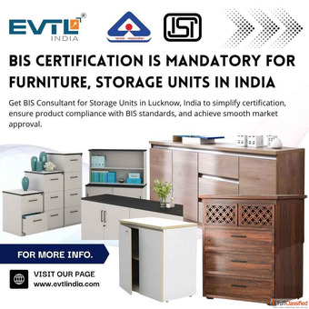 BIS Certification for Furniture and Storage Units in India