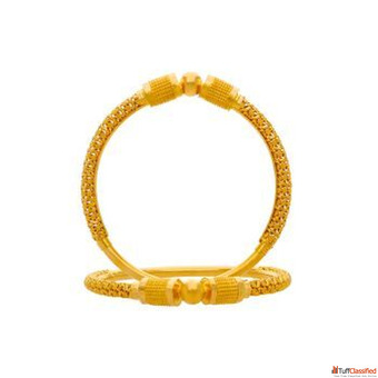 Elegant 22k Gold Bangles Designs with Price CMR Jewellery Collection