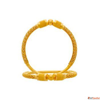 Elegant 22k Gold Bangles Designs with Price CMR Jewellery Co...