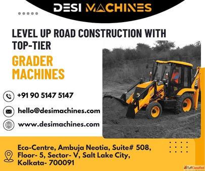 Level Up Road Construction with Top-Tier Grader Machines
