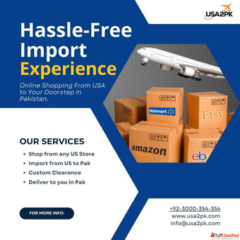 Shopping Delivery from USA to Pakistan