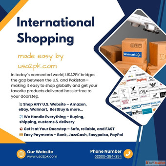 Shopping Delivery from USA to Pakistan