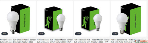 Best Motion Sensor Bulb at affordable price
