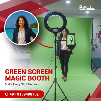 Magic Green Screen Booth in Bangalore Custom Event Photo Booth