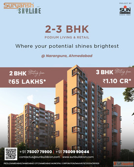 Spacious 2 BHK Apartment for Sale in Prime Naranpura Location