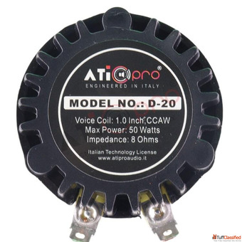 Compact Neodymium HF Driver for Crystal Clear Sound