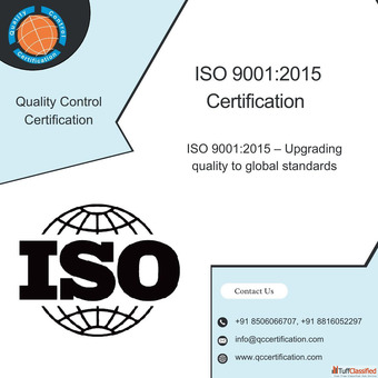 ISO 90012015 Certification Quality Control Certification