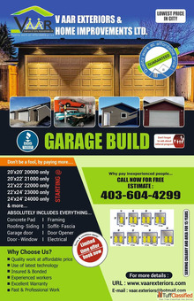 Garage Builder in Calgary