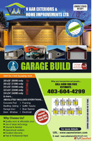 Garage Builder in Calgary
