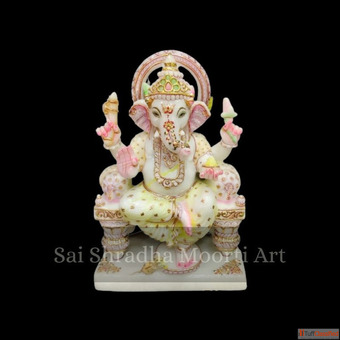 Order Custom Made Ganesha idols from Marble Statue Manufacturers