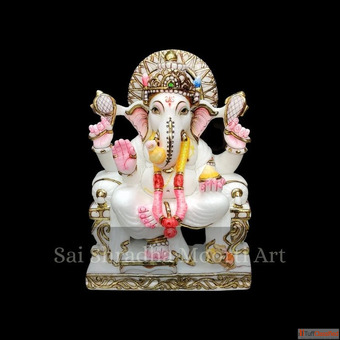 Order Custom Made Ganesha idols from Marble Statue Manufacturers