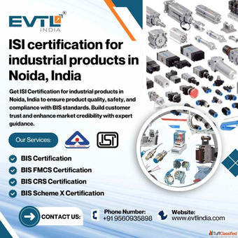 Get ISI Mark Certification for Industrial Products in Noida