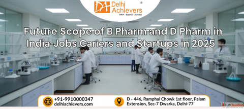 Future Scope of B.Pharm D.Pharm in India 2025 Jobs Careers Startup Opportunities