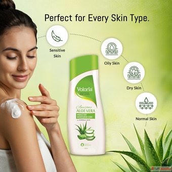 Voloria Aloe Vera Body Lotion 100 ml -Aloe Vera moisturizer.