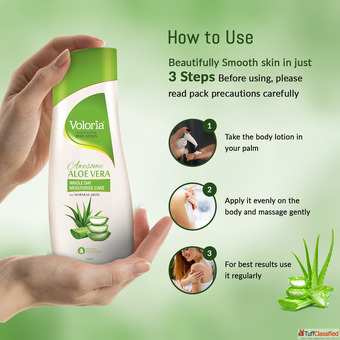 Voloria Aloe Vera Body Lotion 100 ml -Aloe Vera moisturizer.
