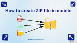 How to create ZIP file in mobile Keywordsfinders