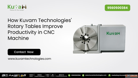 How Kuvam Technologies' Rotary Tables Improve Productivity in CNC Machines