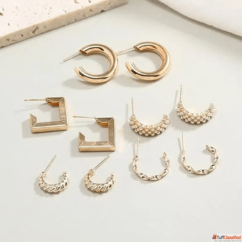 Stylish Hoops Earrings Online in India