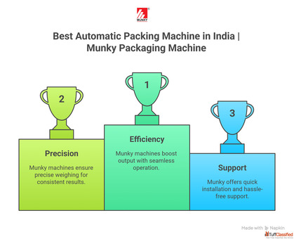 Best Automatic Packing Machine in India Munky Packaging Machine