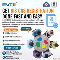 CRS Certification Support and BIS Registration for Electroni...