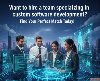 Want to hire a team specializing in custom software development