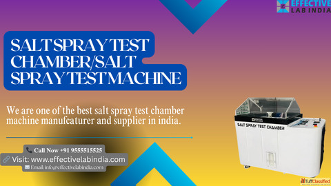 Salt Spray Test Chamber Salt Spray Test Chamber Machine Effective Lab India