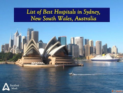 List of Best Hospitals in Sydney New South Wales Australia